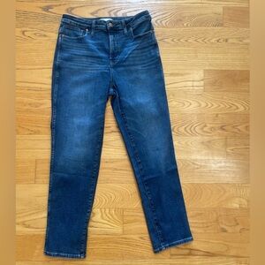 Madewell curvy stovepipe jeans